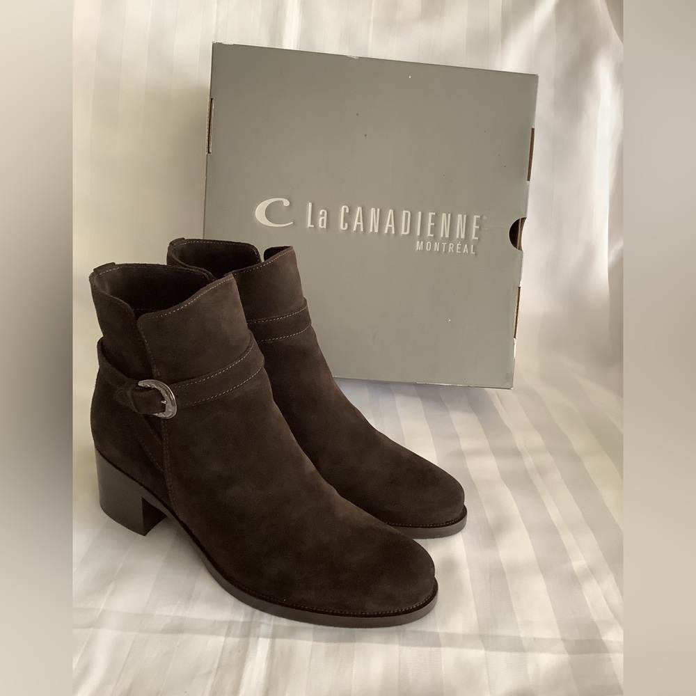 La Canadienne Brown Ankle Boots